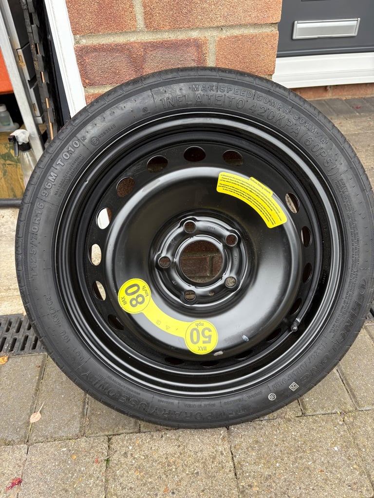 Space saver wheel. 