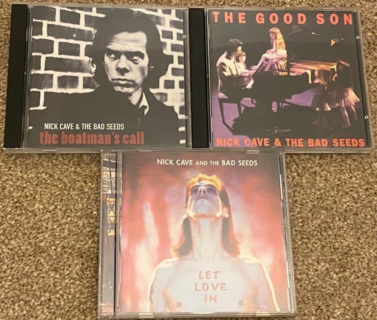 image for Nick Cave CD albums -  Good Son, Boatman's Call, Let Love in