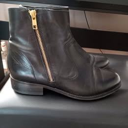 LADIES SOFT LEATHER M&S ANKLE BOOTS