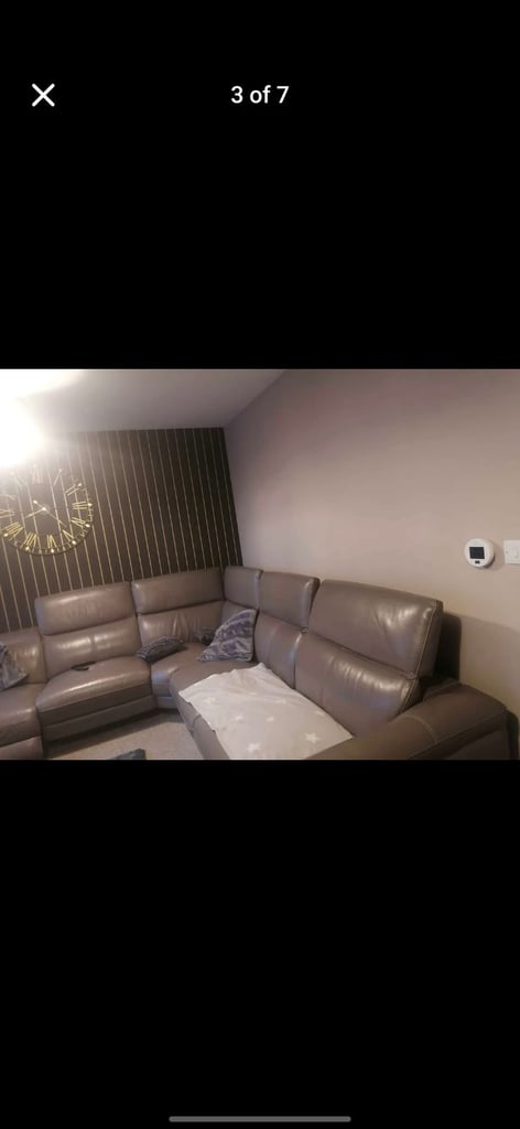 3m X 3m recliner sofa 