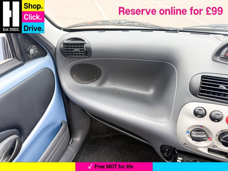 2003 Fiat Seicento 1.1 Sporting 3dr HATCHBACK Petrol Manual