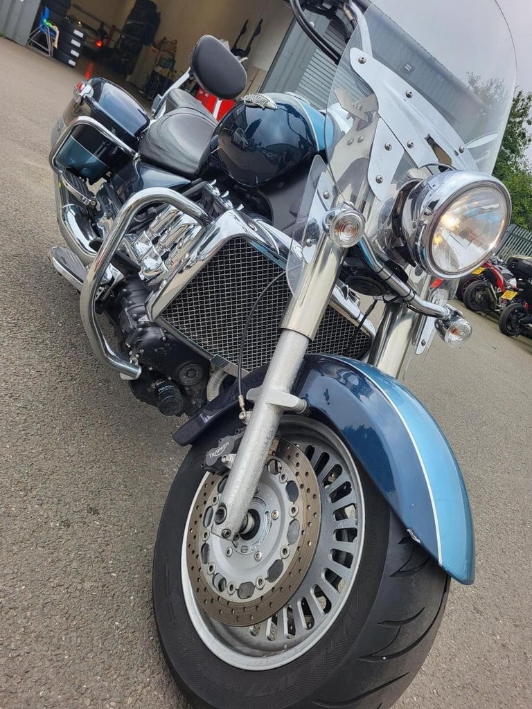 2007 57 TRIUMPH ROCKET 111 3 TOURING 23 BLUE CLASSIC CRUISER TOURER CLEAN