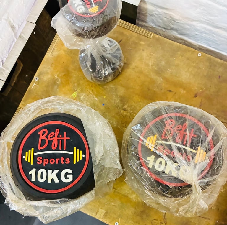 image for Pair of 10kg Dumbbells Befit weight £25