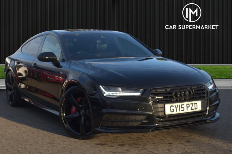 2015 Audi A7 3.0 TFSI V6 Black Edition Sportback S Tronic quattro Euro 6 (s/s) 5dr HATCHBACK Petr...