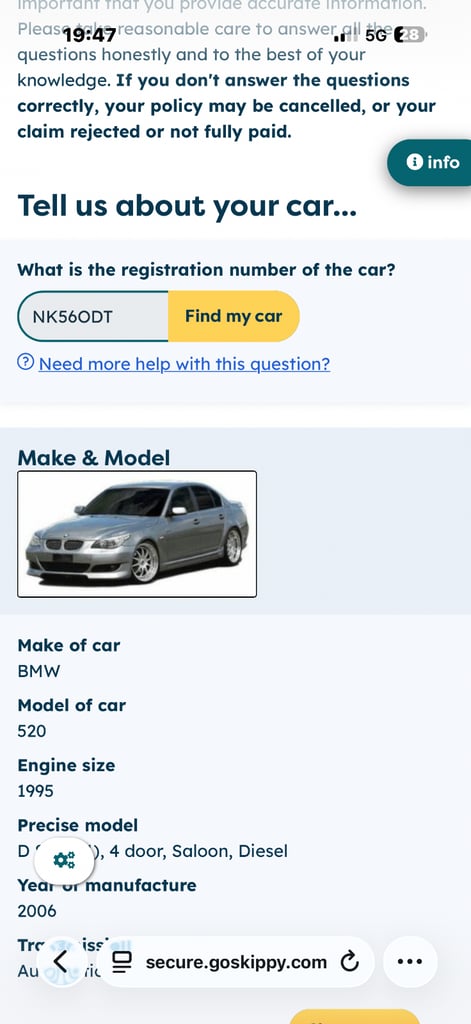 BMW, 5 SERIES, Saloon, 2006, Other, 1995 (cc), 4 doors