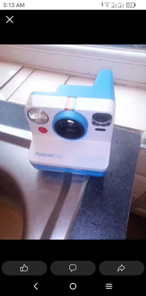 image for Polaroid now instant camera 