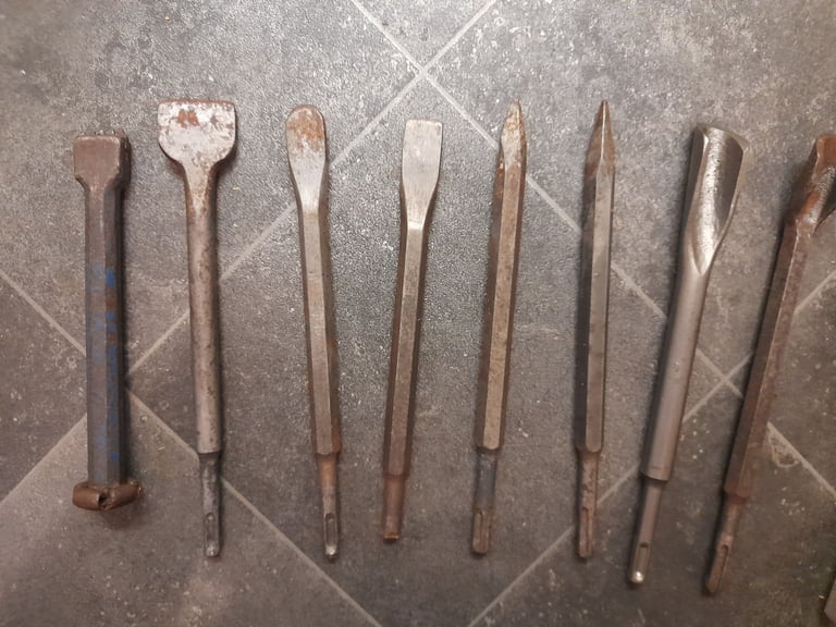 Mixed lot of drill bits 