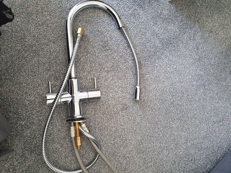image for Kitchen mixer tap with pull out sprayer