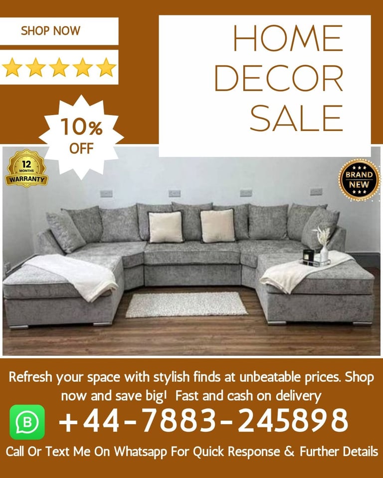 image for Best quality brand new U- Shape Sofas Sale 