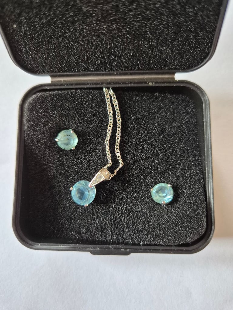 Swarovski Pendant and Earrings