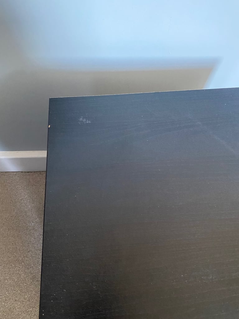 IKEA Kullen bedside table black