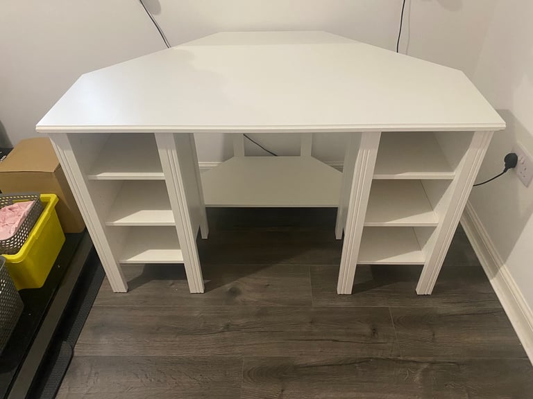image for White Desk/vanity 