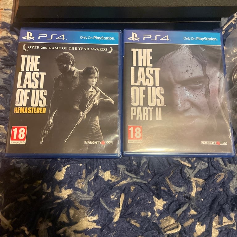 PS4 1TB model with controllers and The last of us bundle