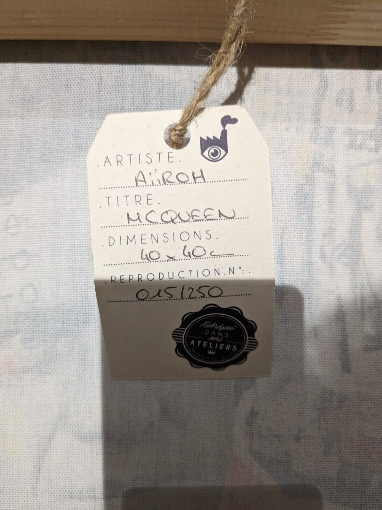 Steve McQueen Canvas Print 40cm x 40cm - Limited Edition