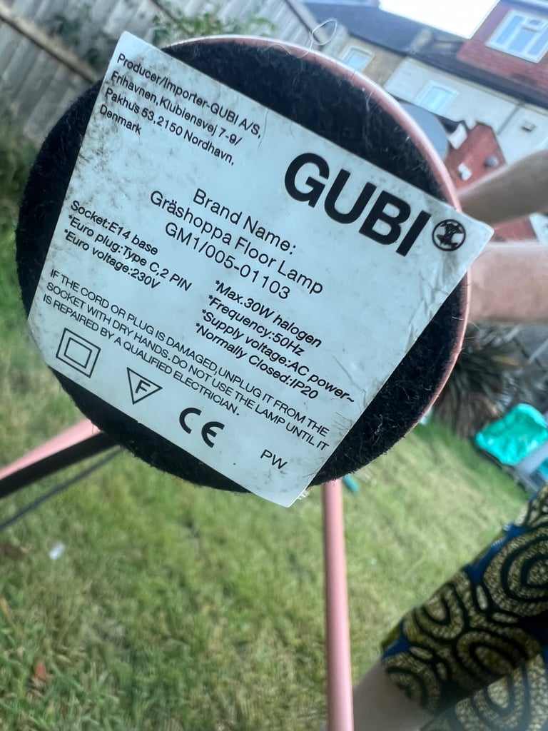 GUBI grasshopper Floor Lamp 