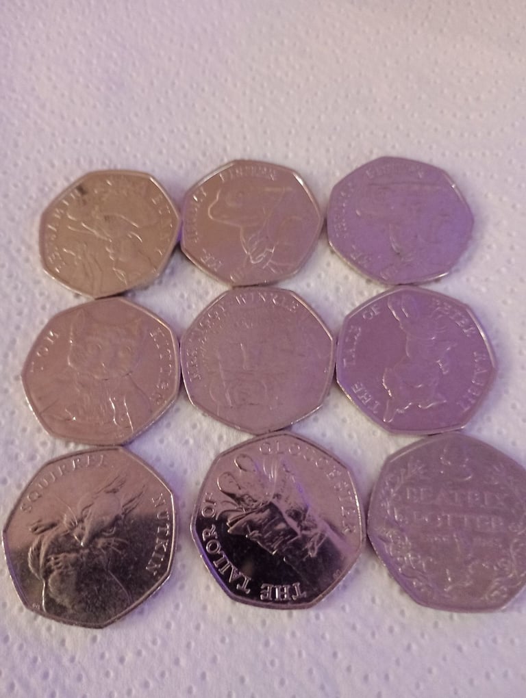 image for Beatrice potter 50ps x 9 