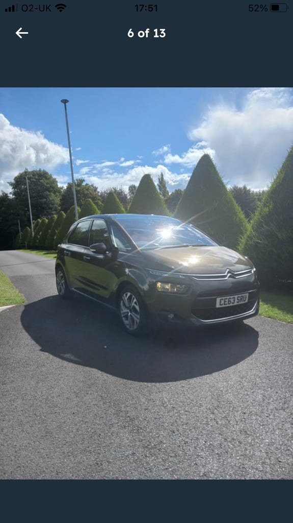 Citroen, C4 PICASSO, MPV, 2013, Manual, 1560 (cc), 5 doors