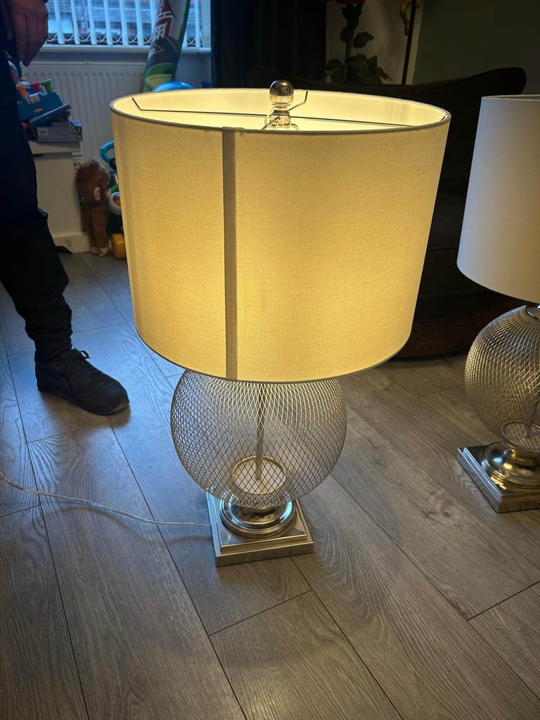 2 large lamps 