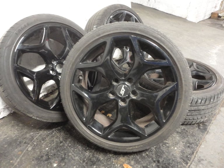  Ford Focus ST Alloy Wheels 18 inch Ford ST 5x108 Alloy Wheels Black