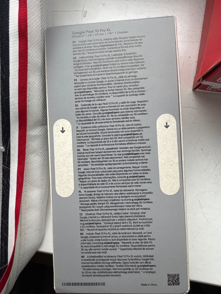 Brand new sealed Google pixel pro xl 6.8 1tb obsidian bargain 