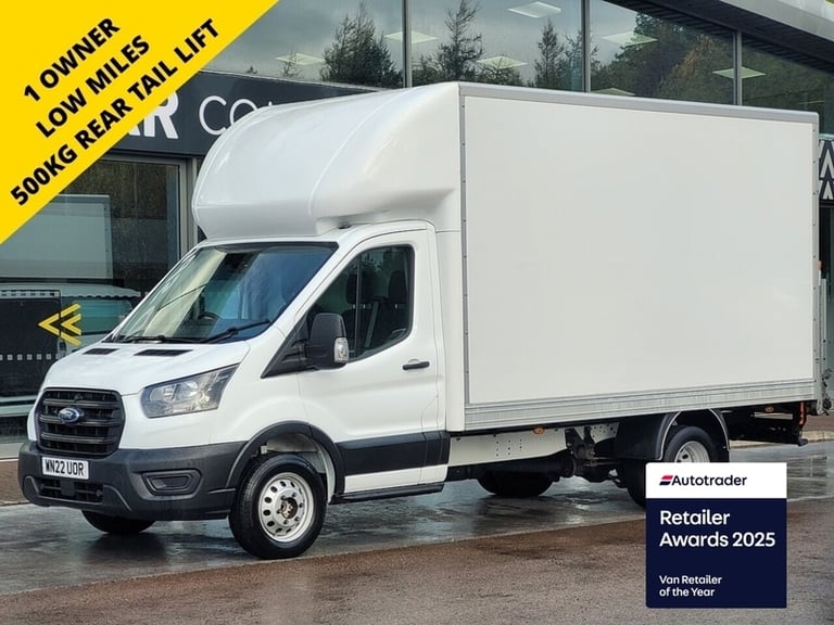 2022 Ford Transit 350 EcoBlue Leader Luton TDCI 130ps 4.1m with Air Con, Tail Lift &amp; 1 Owner ...