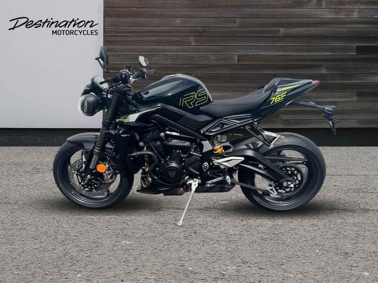 2025 Triumph Street Triple 765 RS PREMIUM COLOUR Petrol black 6 Speed