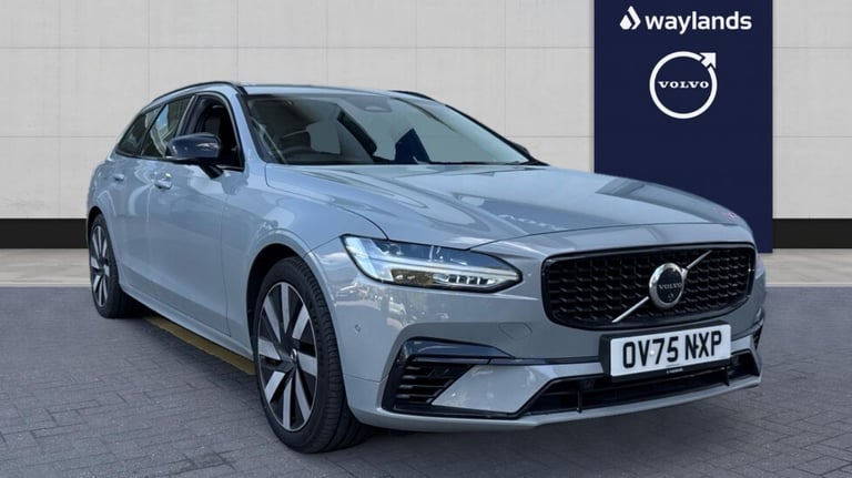 2025 Volvo V90 Plus, T6 AWD Plug-in hybrid, Electric/Petrol, Dark Estate Petrol Parallel PHEV Aut...