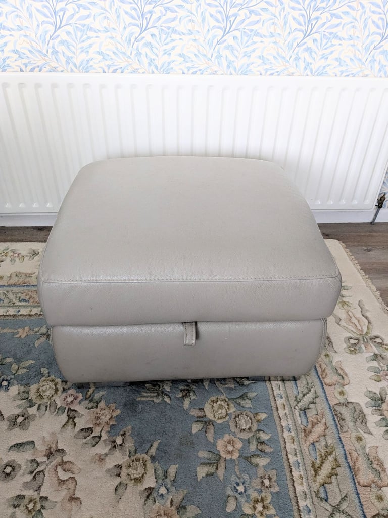 image for Furniture Village Leather footstool