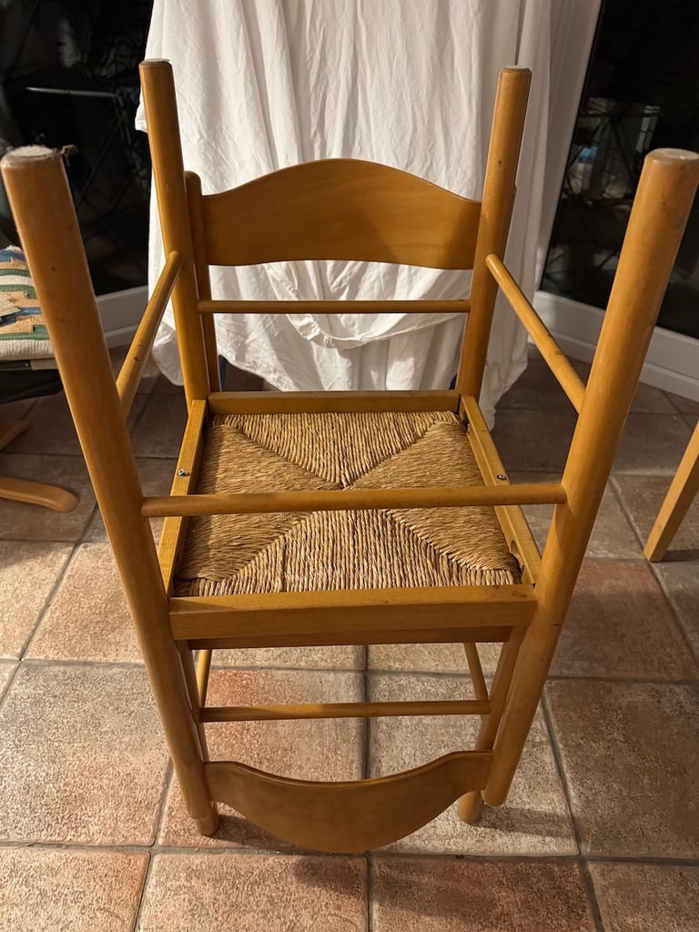 Pair of wooden chairs