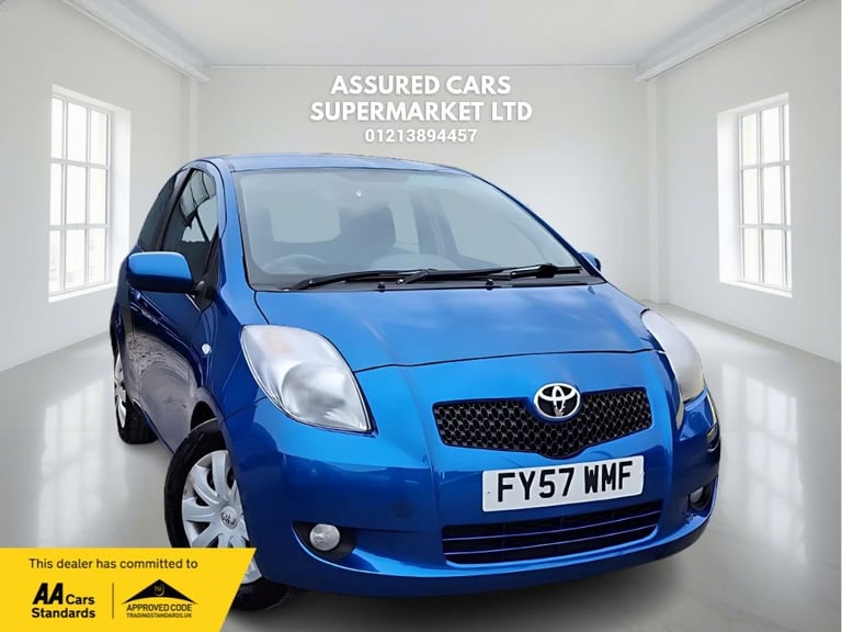 2007 Toyota Yaris 1.3 VVT-i T3 3dr MMT HATCHBACK PETROL Automatic
