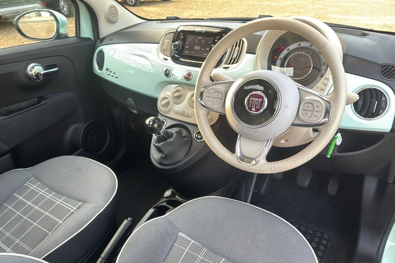  Fiat 500 1.2 Lounge Hatchback 3dr Petrol Manual Euro 6 s/s 69 Bhp Petrol