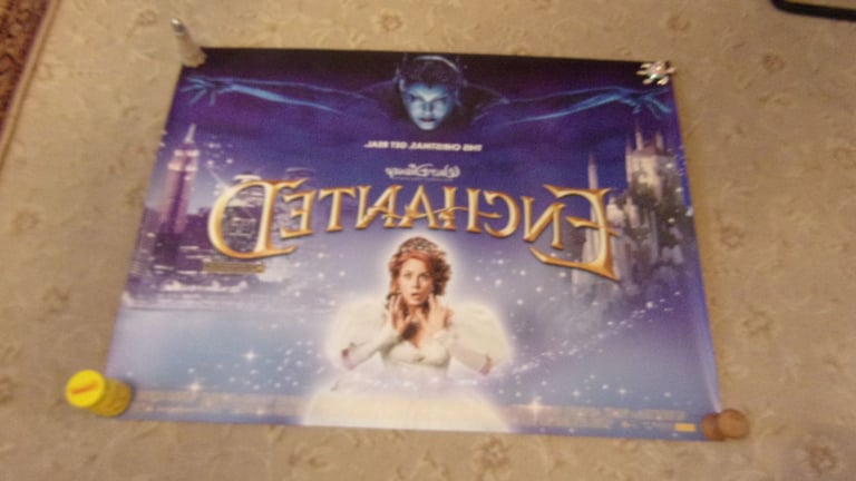 Disney Giselle Enchanted cinema quad poster 40x30"
