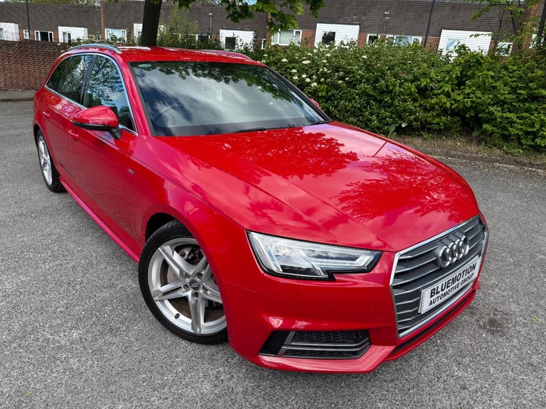 image for ✿2016/66 Audi A4 Avant 2.0 TDI 190 S line Estate, Red, Diesel ✿NICE EXAMPLE✿