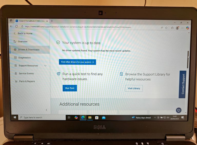 Dell Latitude E7440 Laptop Win 10 Pro Intel i3-4010U 14" FHD 4GB 120GB SSD HDMI