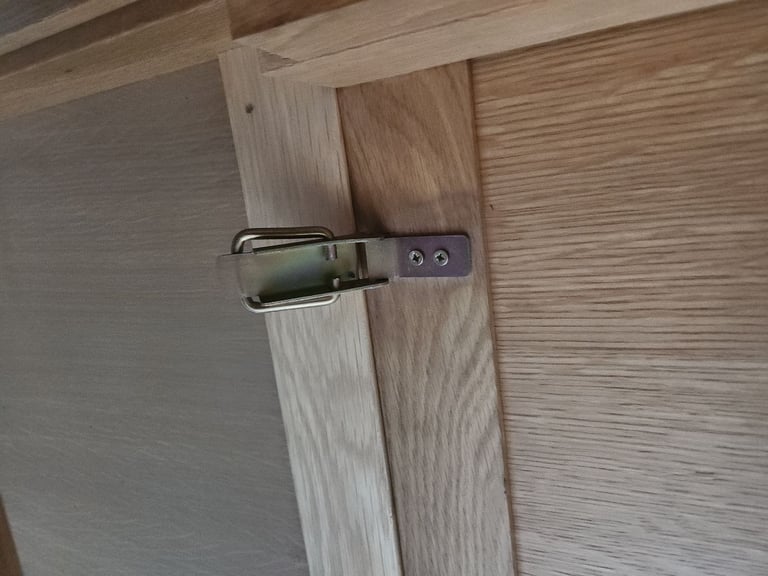 Solid oak dining table