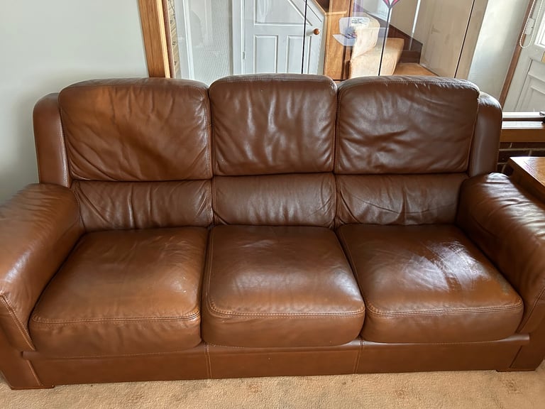 image for Three seater sofa and two armchairs