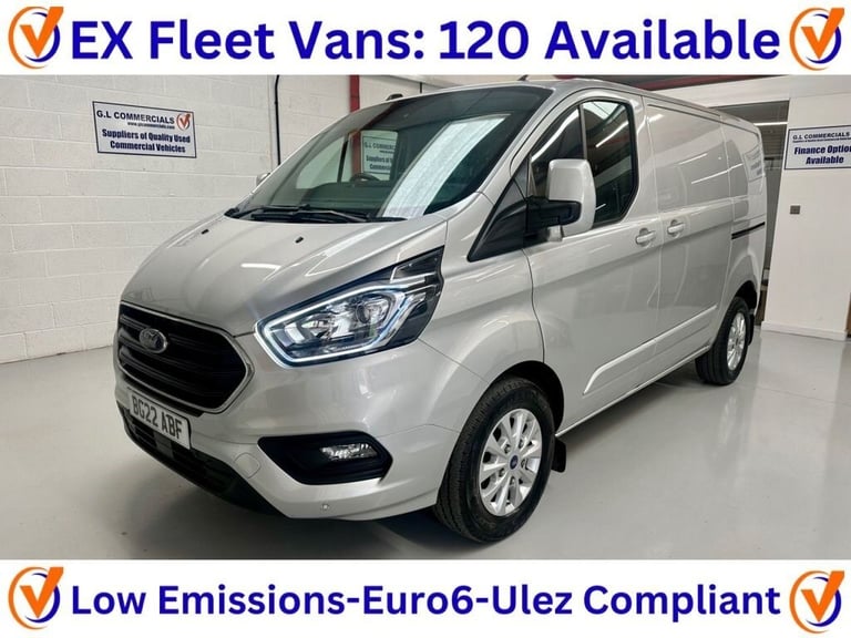 2022 22 FORD TRANSIT CUSTOM 2.0 300 ECOBLUE LIMITED L1 SWB* 22,384 * EURO6 * DIE