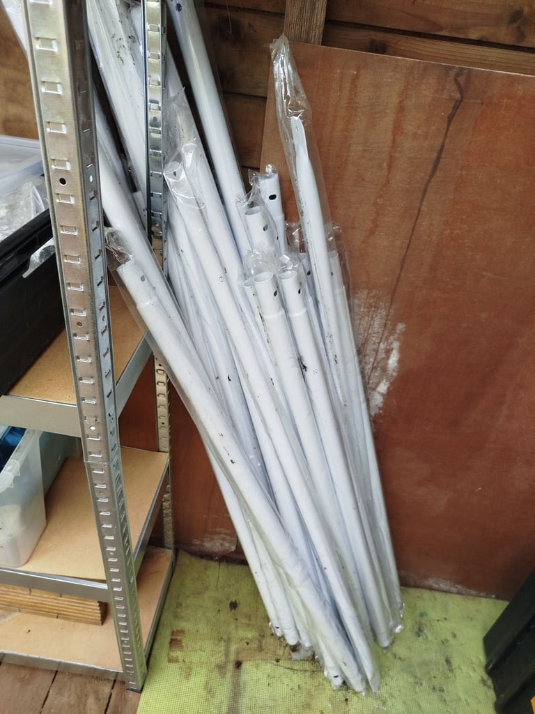 Outdoor storage tent, bike shed with zipper doors 9ft X 7.5ft