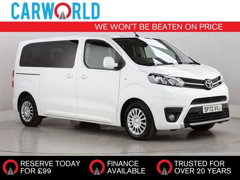 2022 Toyota PROACE CITY Verso 1.5D Shuttle Medium MPV 5dr Diesel Manual MWB Euro 6 (s/s) (9 Seat)...