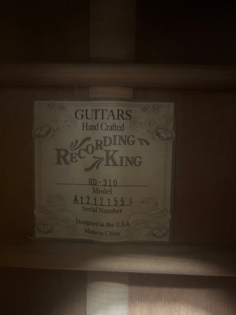 Recording King RD-310 *All Solid Woods*