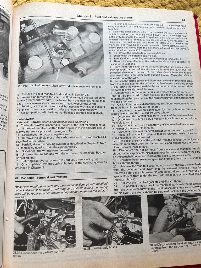 Haynes car manual