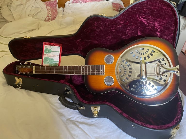 Paul Beard Signature-Series Square neck Resonator Dobro Guitar 