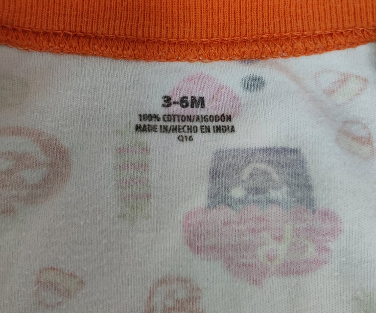 Halloween babygrow, size 3-6 months 