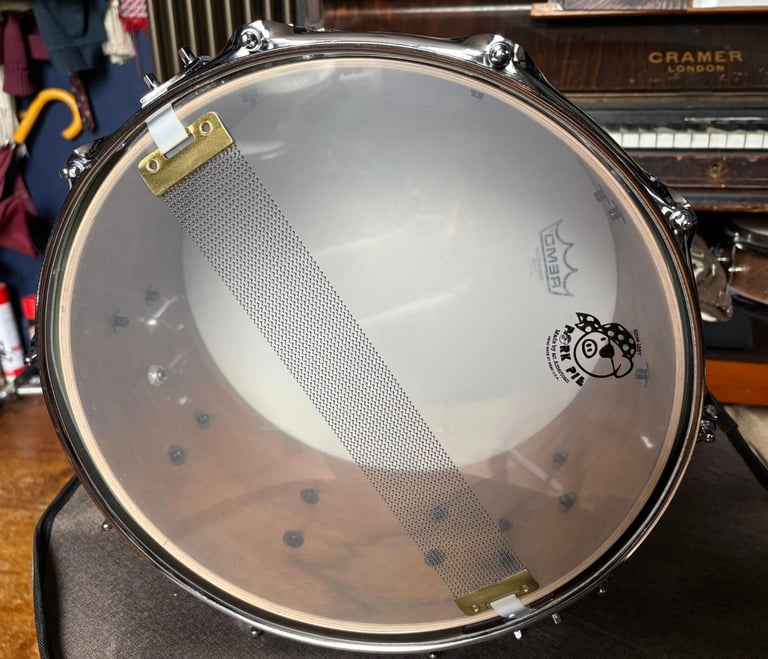 Pork Pie Exotic Walnut 14x7 snare drum 
