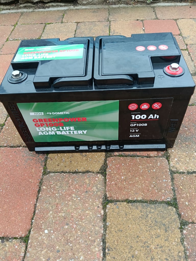 image for Dometic Green power 100ah 12volt Leisure battery 