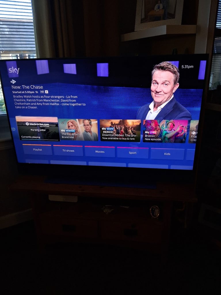 image for 55 inch smart TV