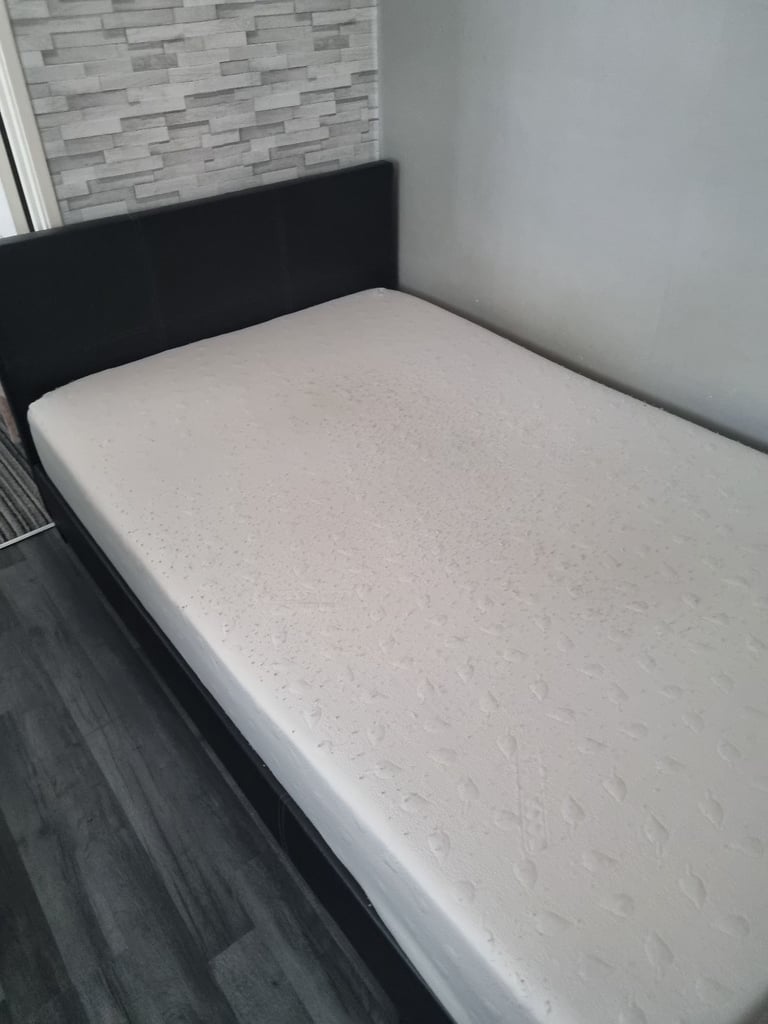 image for Small double bed & Mattress 