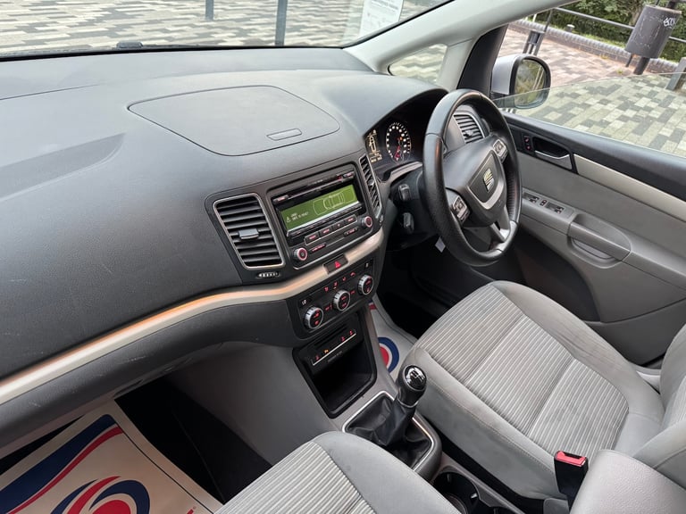 2015 SEAT ALHAMBRA SE 2.0 TDI CR 6 SPEED MANUAL 7 SEATER 5DR SILVER 