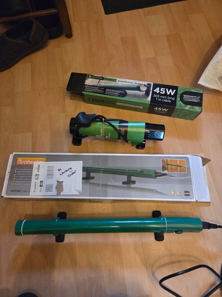 Two Greenhouse heaters