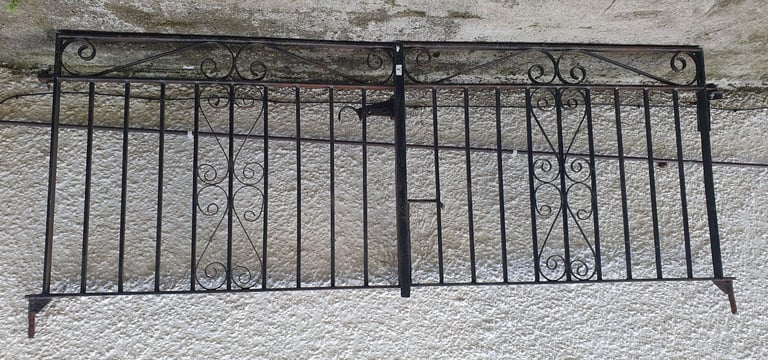 Wrought Iron Gates - 245cm wide 